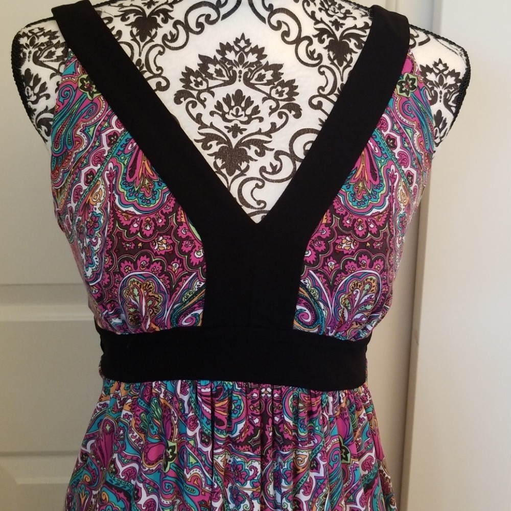 Multi-color maxi dress